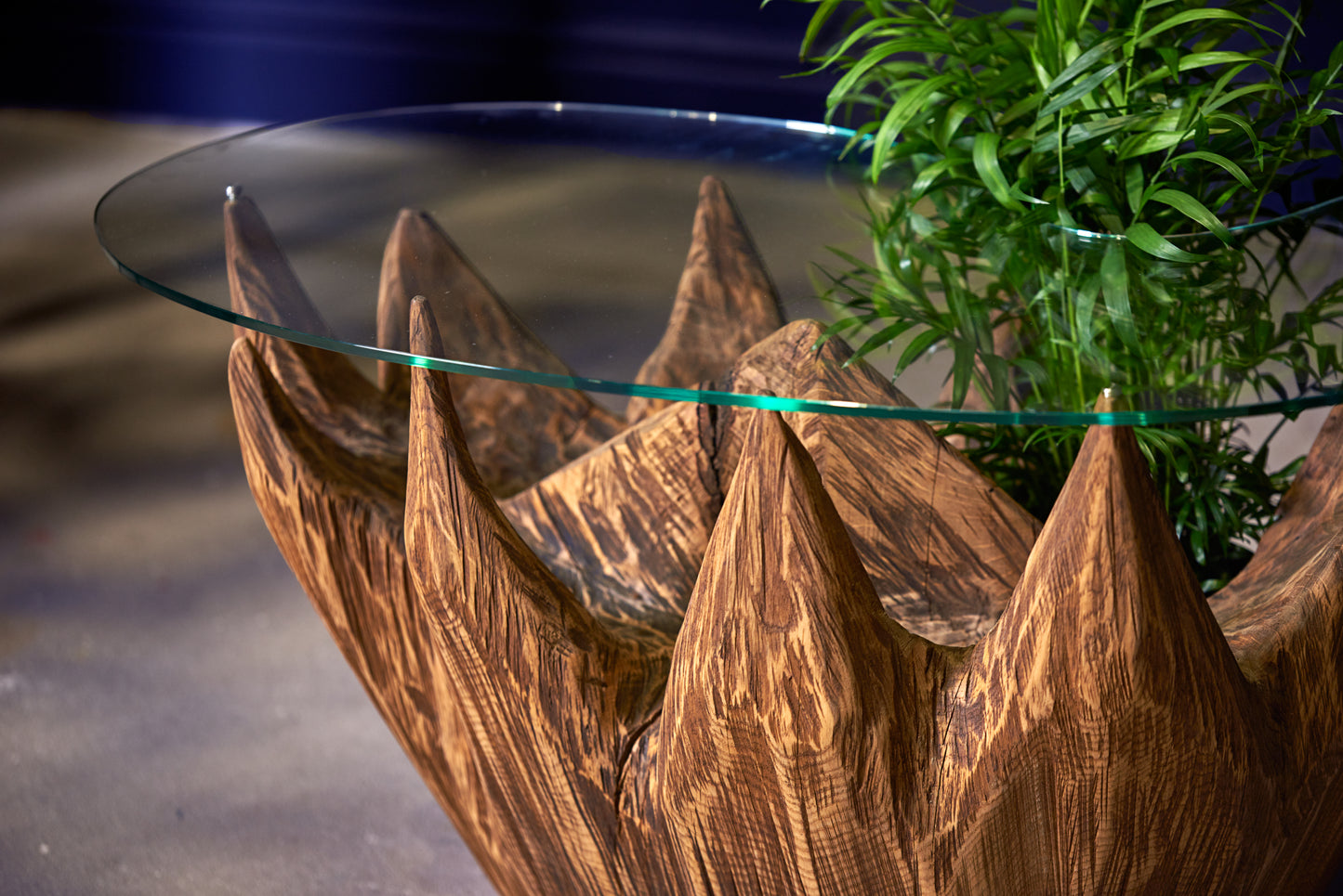 Ąžuolinis stalas „Kalnai“