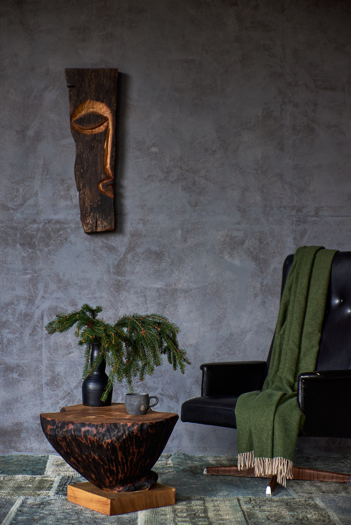 Ąžuolinis staliukas „Ember“