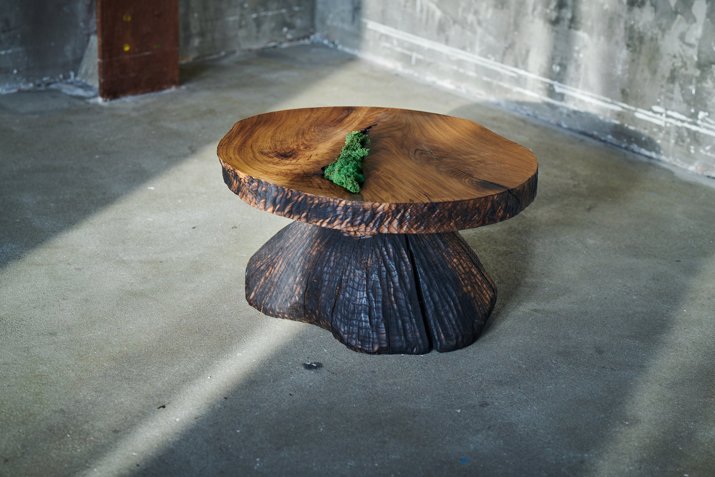 Ąžuolinis staliukas „Žemė“