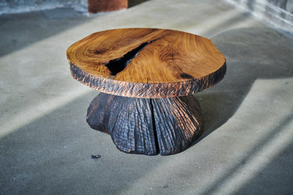 Ąžuolinis staliukas „Žemė“