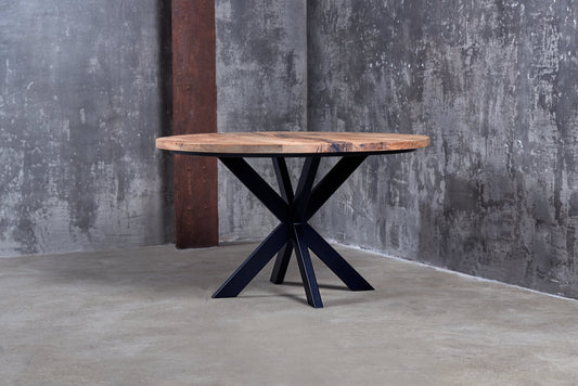 Apvalus ąžuolinis valgomojo stalas "Round Harmony"