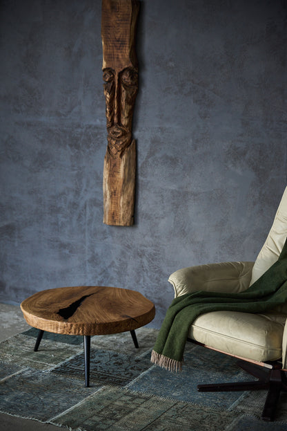 Apvalus kavos staliukas