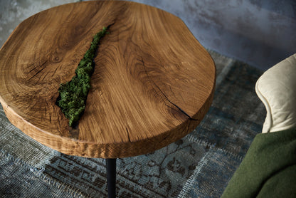 Apvalus kavos staliukas