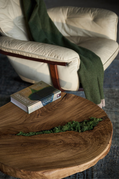 Apvalus kavos staliukas