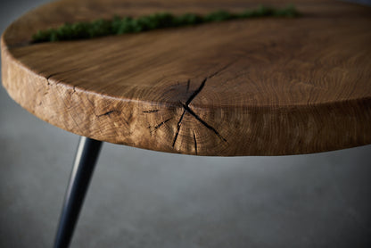 Apvalus kavos staliukas