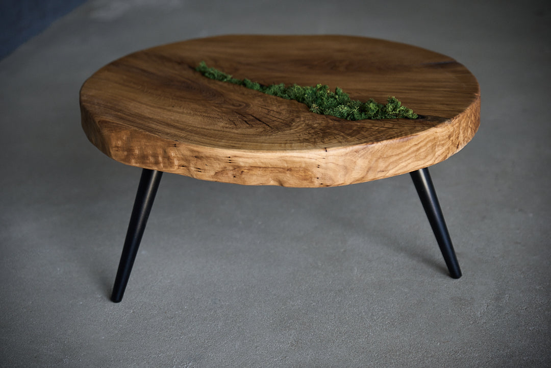 Apvalus kavos staliukas