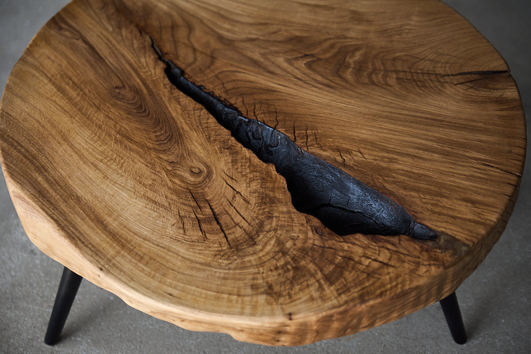 Apvalus kavos staliukas