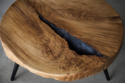 Apvalus kavos staliukas