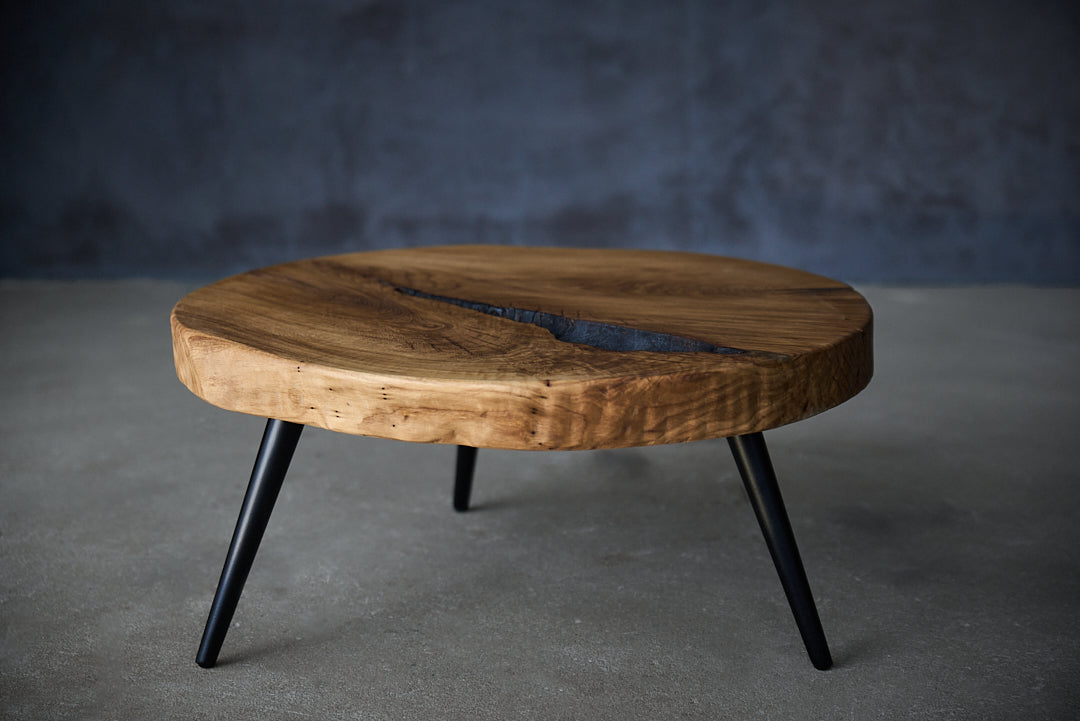 Apvalus kavos staliukas