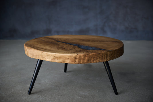 Apvalus kavos staliukas