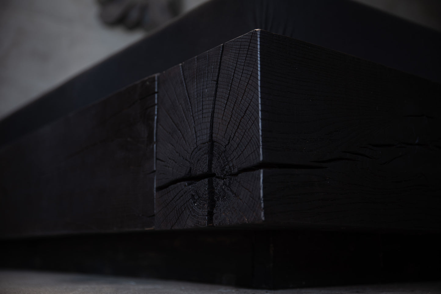 Wabi-Sabi ąžuolinė lova „Kuro“