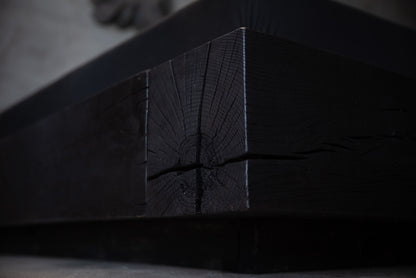 Wabi-Sabi ąžuolinė lova „Kuro“