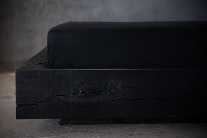 Wabi-Sabi ąžuolinė lova „Kuro“