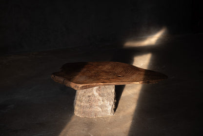 Wabi-Sabi kavos staliukas „MONOLITH“