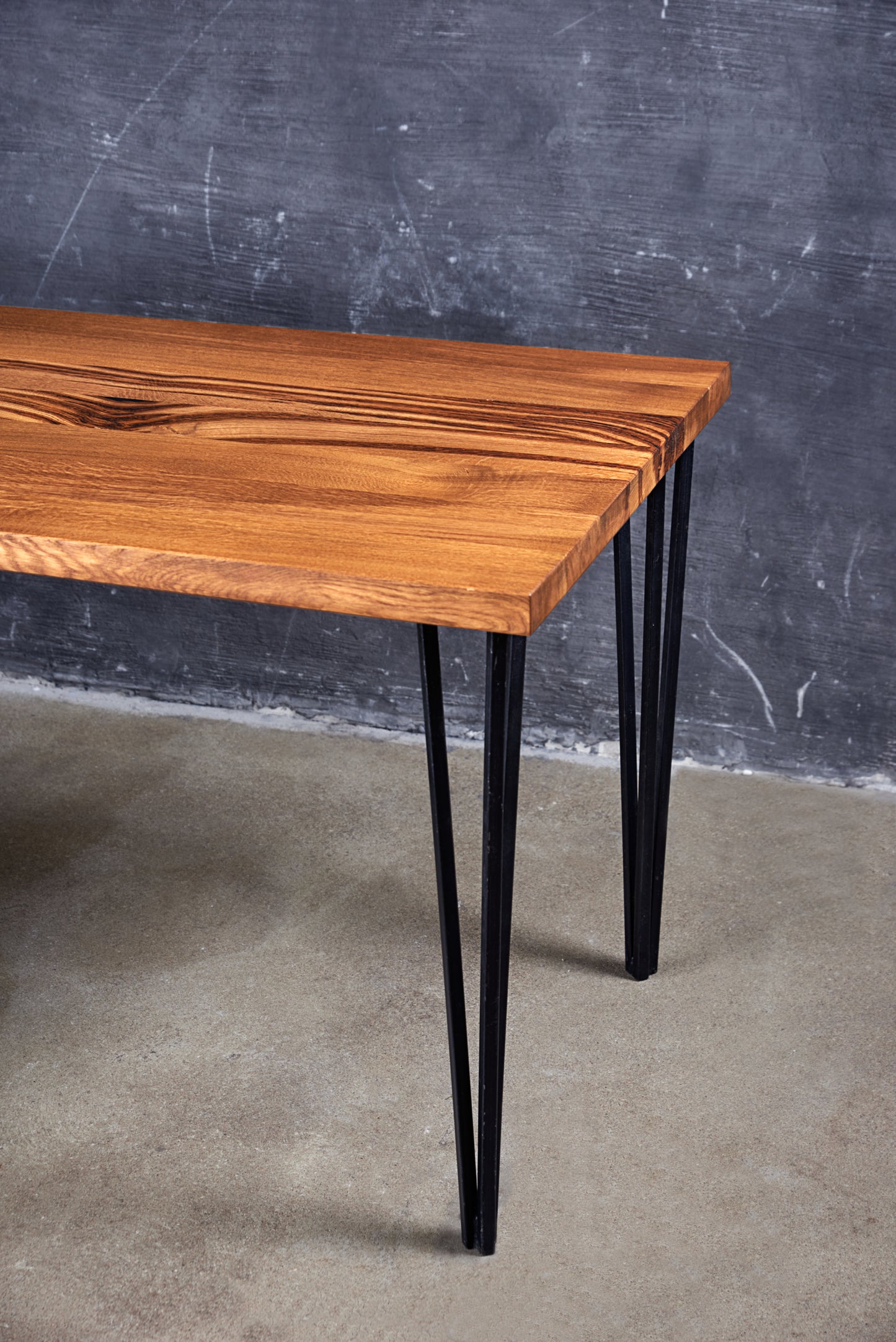 Ąžuolinis darbo / valgomojo stalas