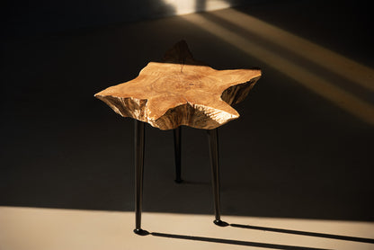 Ąžuolinis kavos staliukas "Jūros žvaigždė"