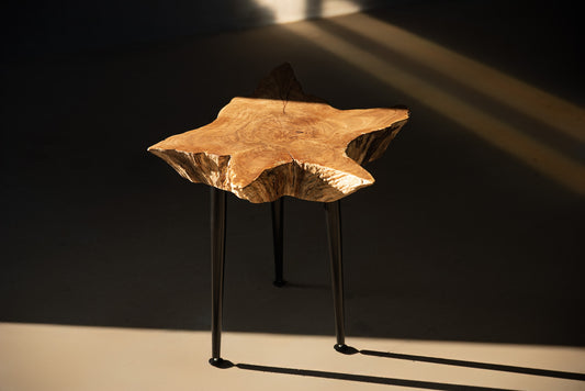 Ąžuolinis kavos staliukas "Jūros žvaigždė"