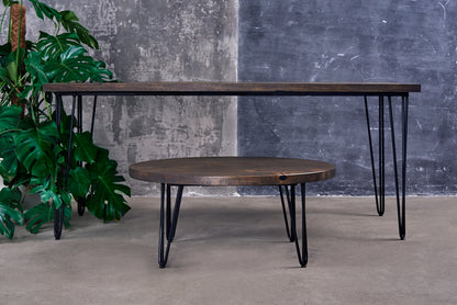 Apvalus kavos staliukas