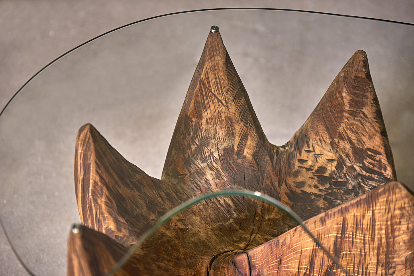 Ąžuolinis stalas „Kalnai“